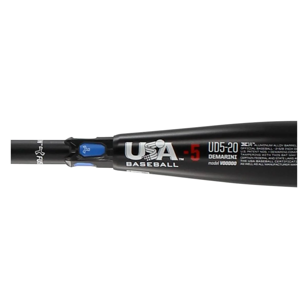 2020 DeMarini Voodoo Balanced -5 USA Baseball Bat: WTDXUD5-20 - Image 3