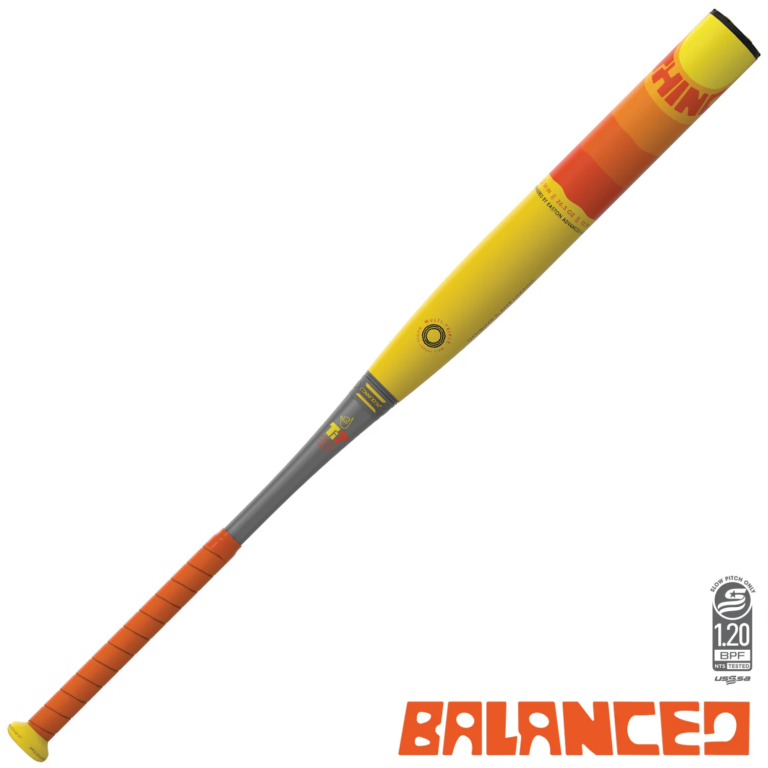 2022 Easton Thing Fire Flex Triple Wall Design 12.75" Barrel Balanced USSSA Slowpitch Softball Bat SP22THGB