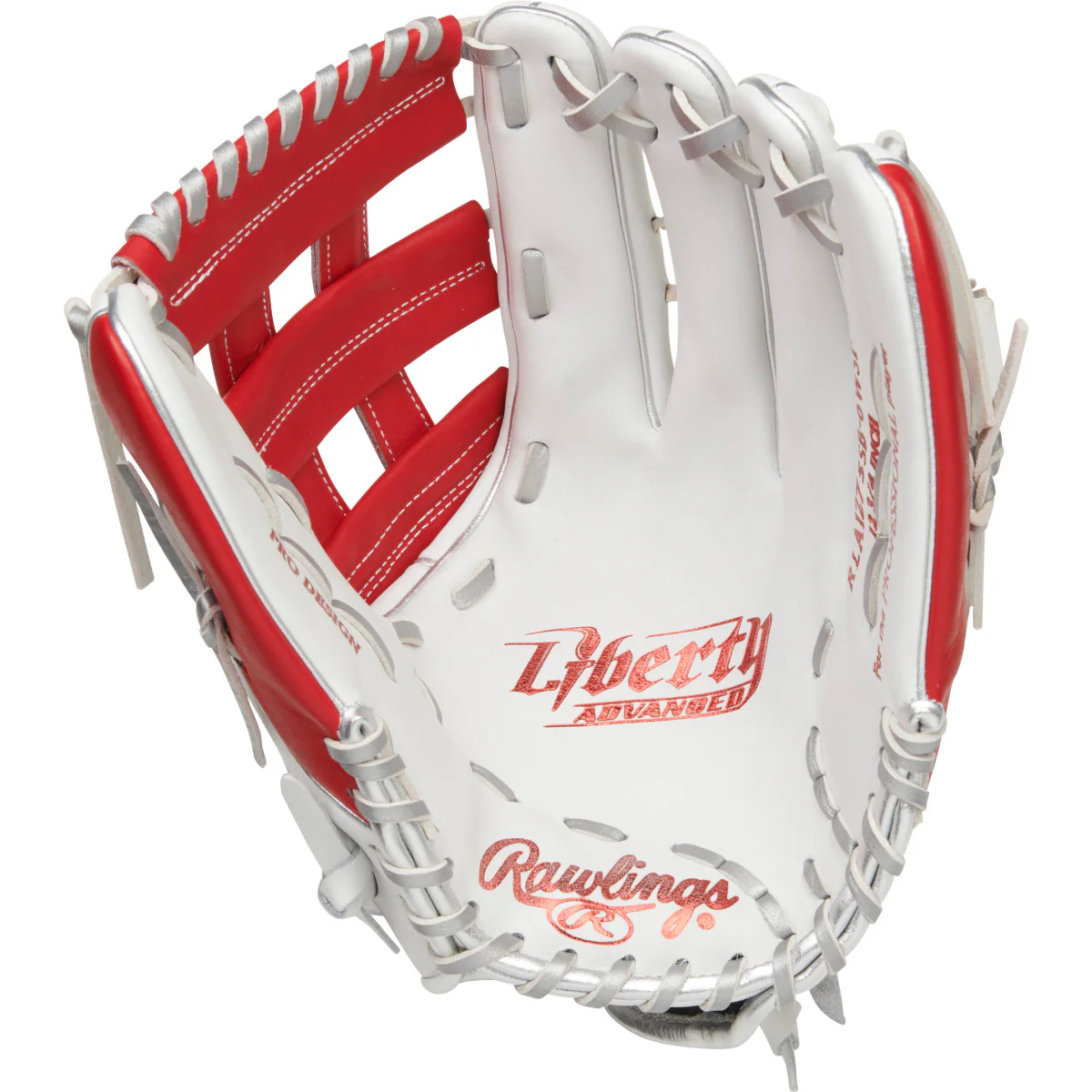 2022 Rawlings Liberty Advanced Series 12.75" Softball Glove - RLA1275SB-6WSP - Image 2