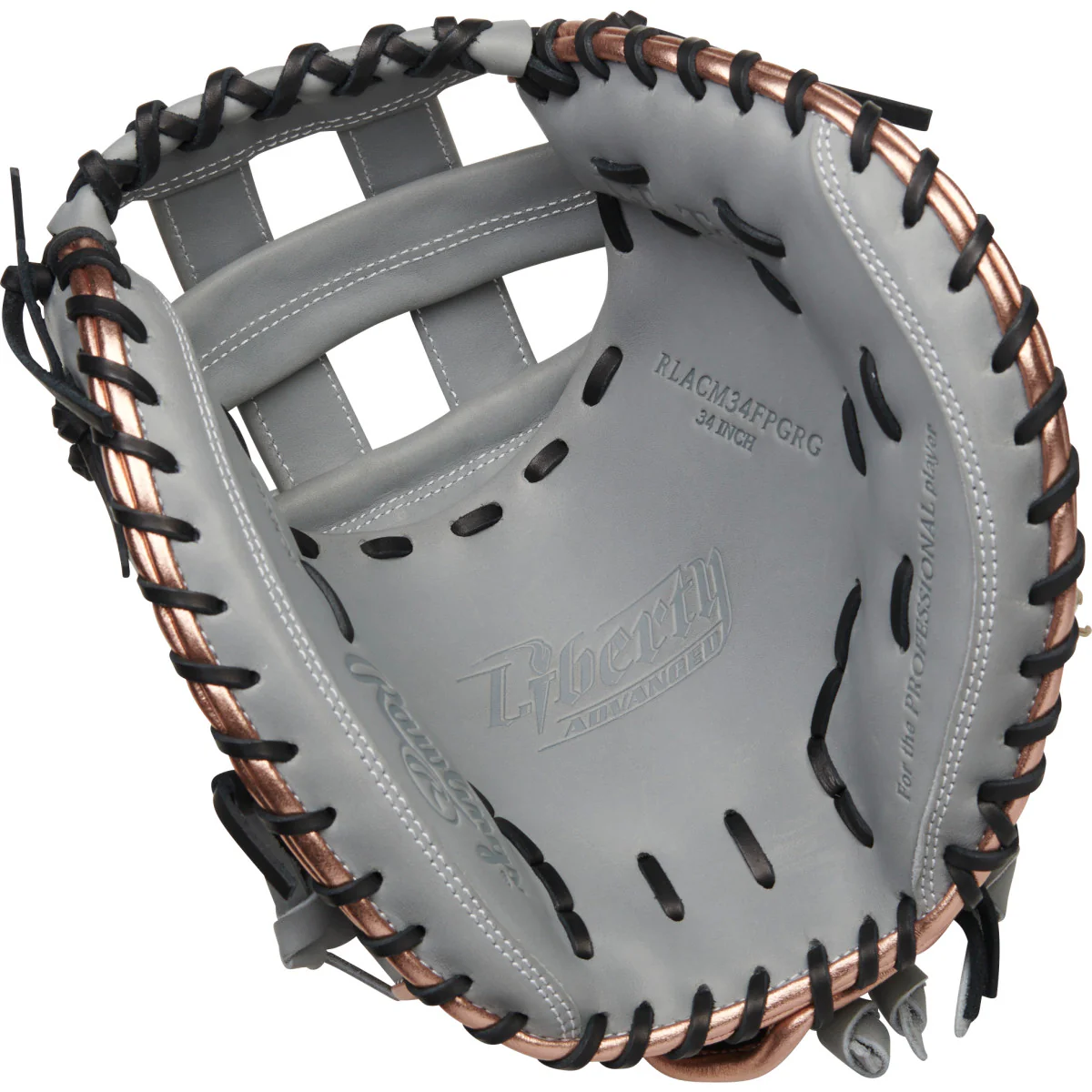 2022 Rawlings Liberty Advanced Series 34" Softball Catchers Glove - RLACM34FPGRG - Image 2