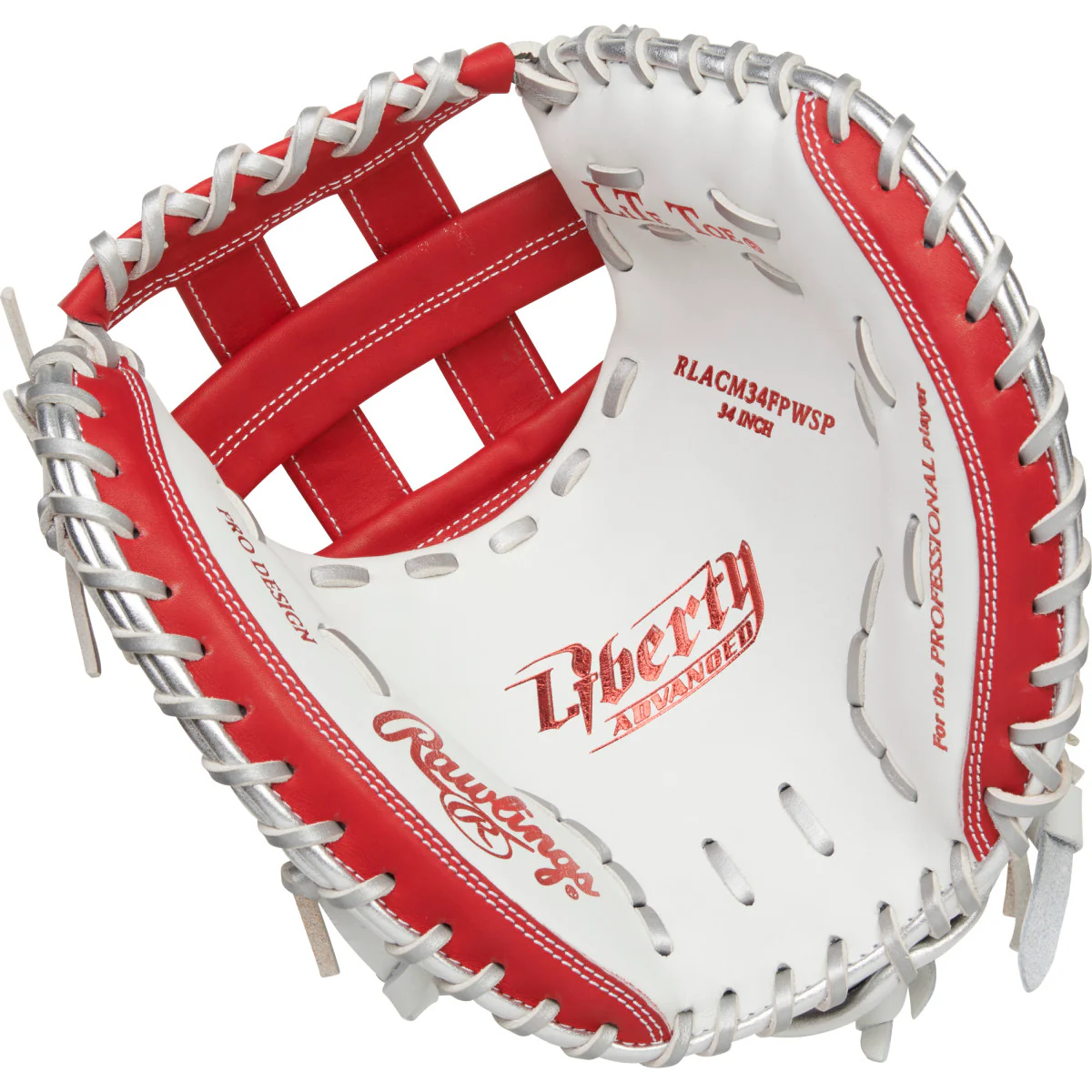 2022 Rawlings Liberty Advanced Series 34" Softball Catchers Glove - RLACM34FPWSP - Image 2