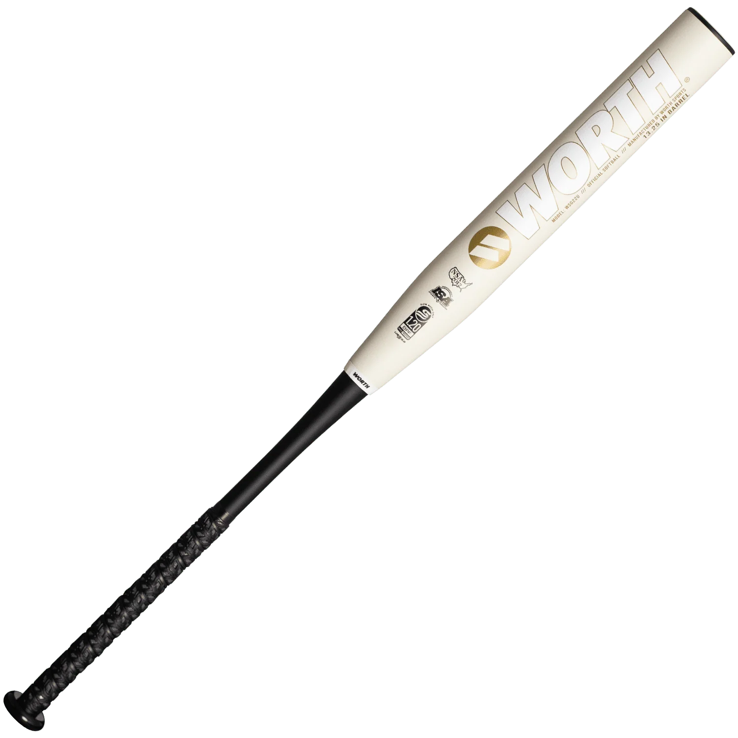 2022 Worth Supercell Gold XL 13.25" 2PC USSSA Slowpitch Softball Bat WSG22U - Image 2