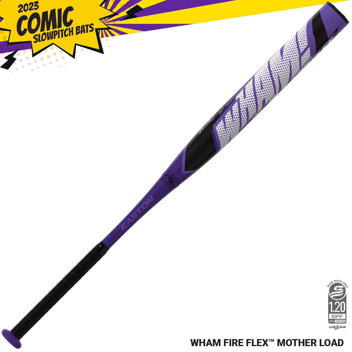 2023 Easton WHAM Fire Flex 12.5" Barrel Mother Load USSSA Slowpitch Softball Bat SP23WHAMX