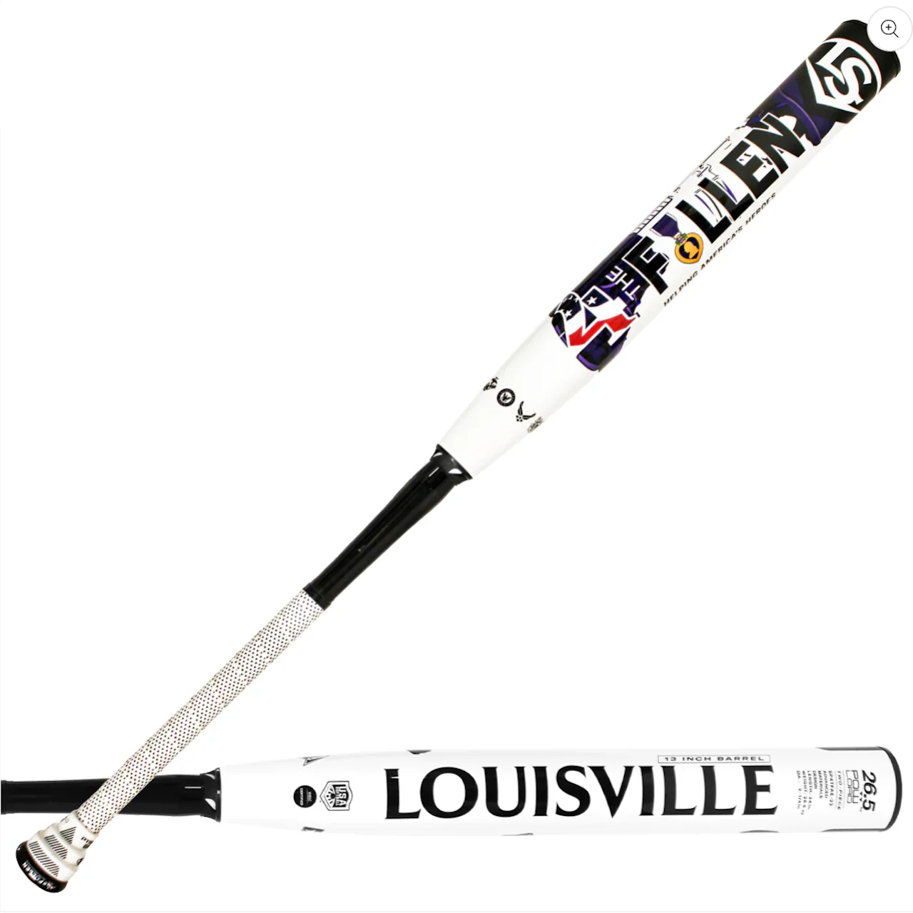 2023 Louisville Slugger 4 The Fallen ASA/USA/WBSC Powerload Softball Bat - WBL2736010