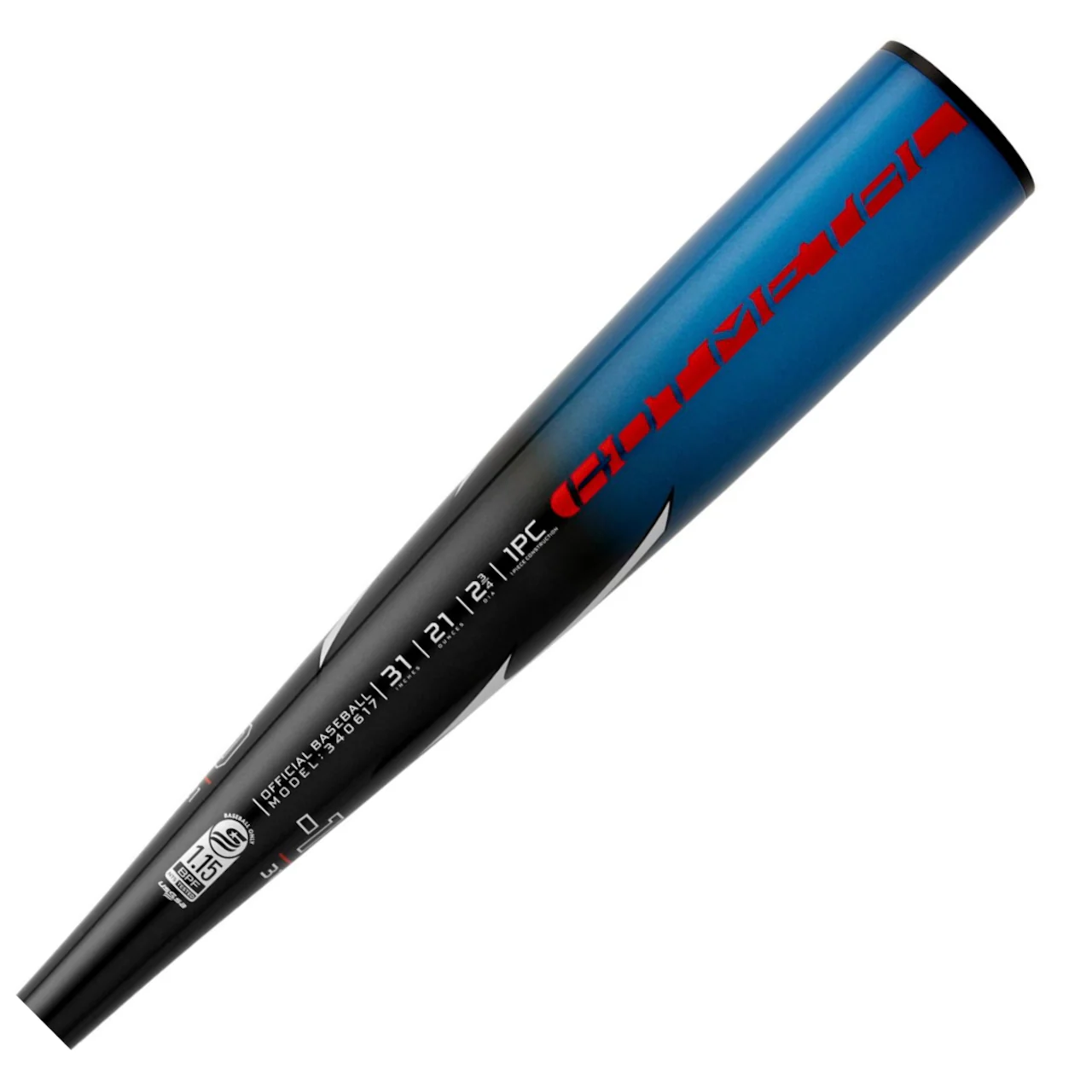 2023 Mizuno B22 Hot Metal Big Barrel 1PC Alloy -10 (2 3/4") USSSA Baseball Bat 340617 - Image 2