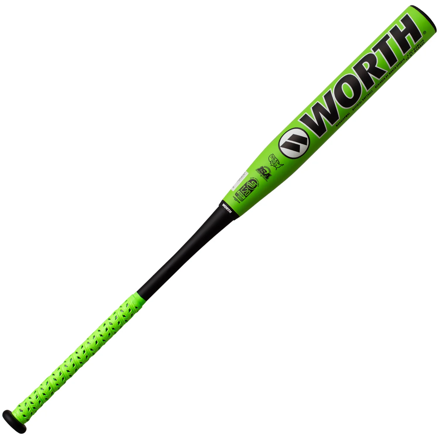 2024 Worth Bedlam - Phil Matte XL USSSA Slowpitch Softball Bat WSU412PMBL - Image 2