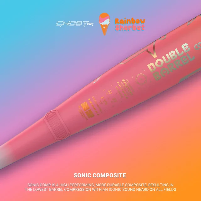2025 Easton Ghost OG Rainbow Sherbert -10 USSSA/ASA Dual Stamp Fastpitch Softball Bat EFP5GHRS10 - Image 9