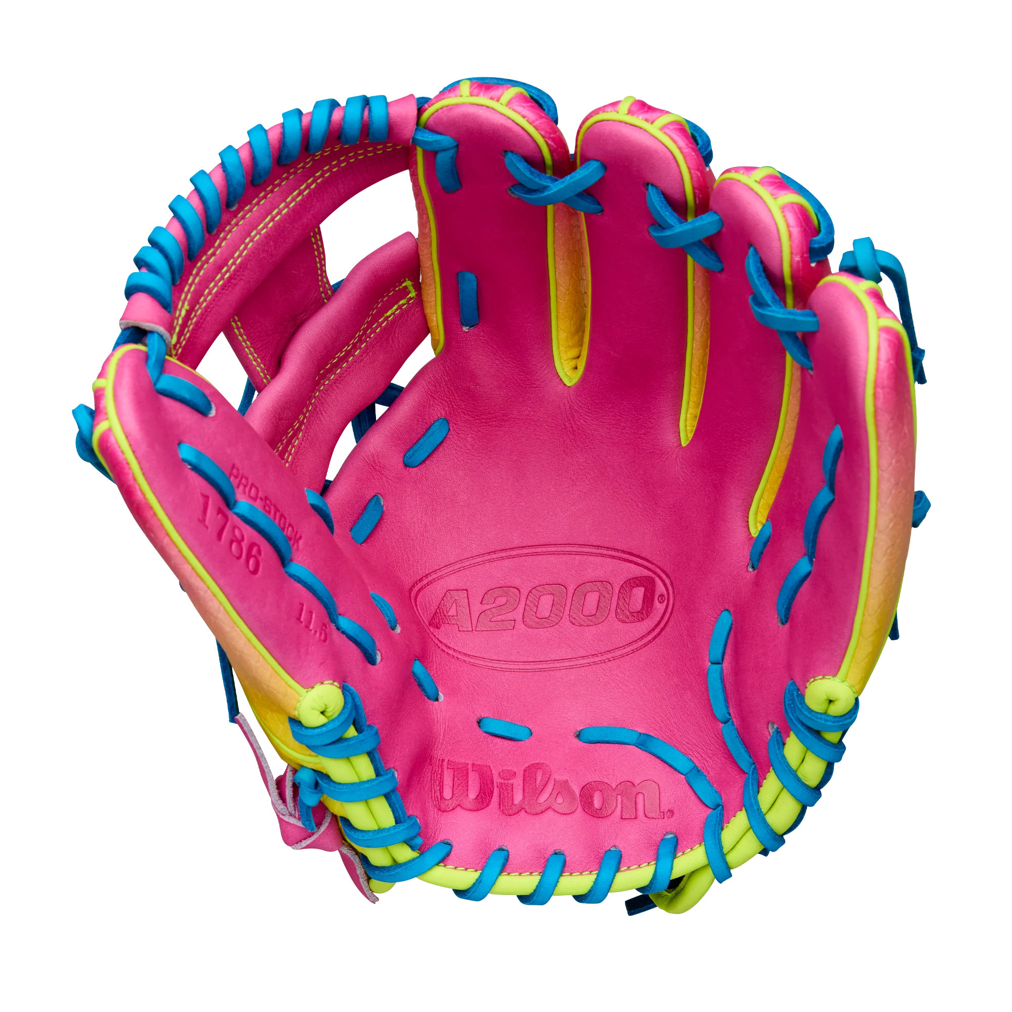 2025 Wilson A2000 1786 Model 11.5" Baseball Glove Pink Lemonade- WBW103492115 - Image 2