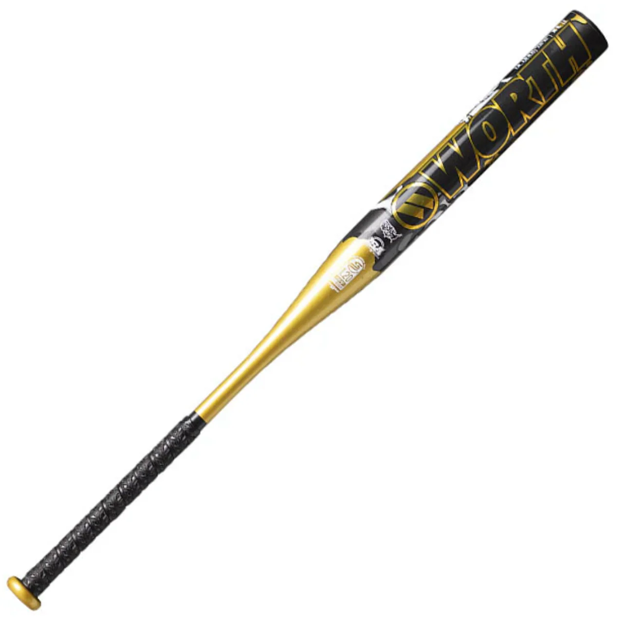 2025 Worth Bedlam Gold XL 1-Piece USSSA Slowpitch Softball Bat WSU5BEDG1L - Image 2
