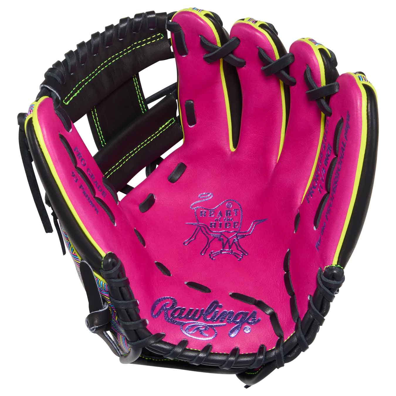 2026 Rawlings 11.5" ColourSync10 Heart of the Hide Baseball Fielding Glove - PROR934-2BEB - Image 3