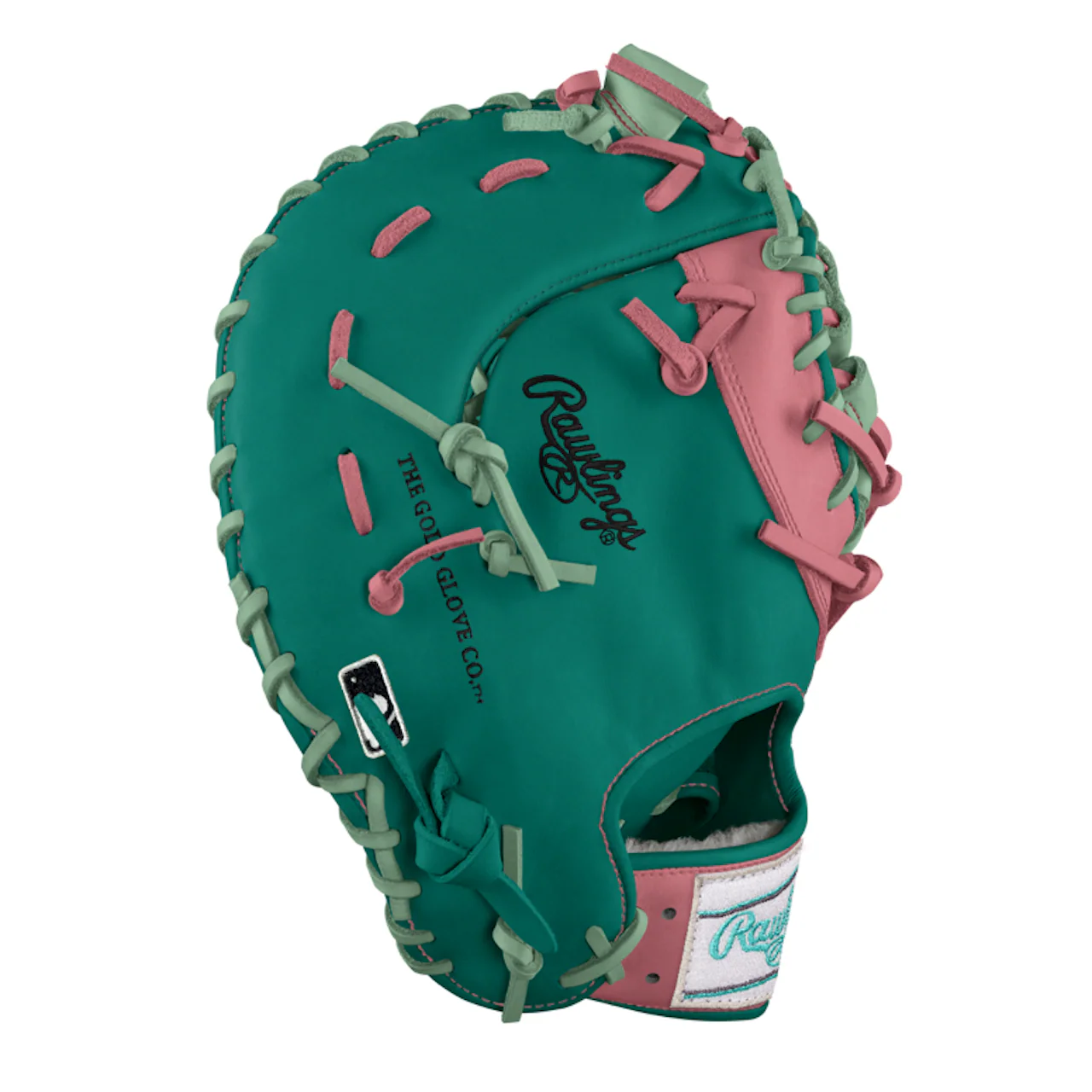 2026 SISC Exclusive Rawlings Heart of the Hide PRODCT Pattern 13" First Base Fielding Glove - 2026-DYO-PRODCT-Ocean Mint/Teal/Pink - Image 3