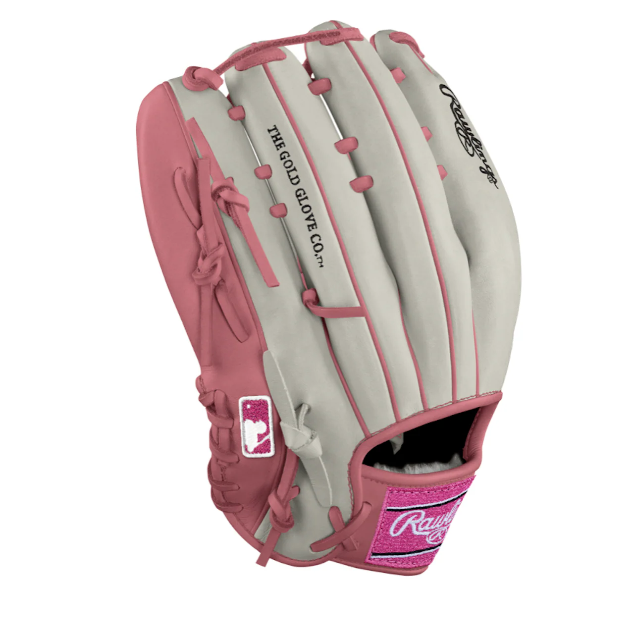 2026 SISC Exclusive Rawlings Heart of the Hide PRO130SB Pattern 13" Fielding Glove - 2026-PRO130SB-6-White/Pink - Image 3