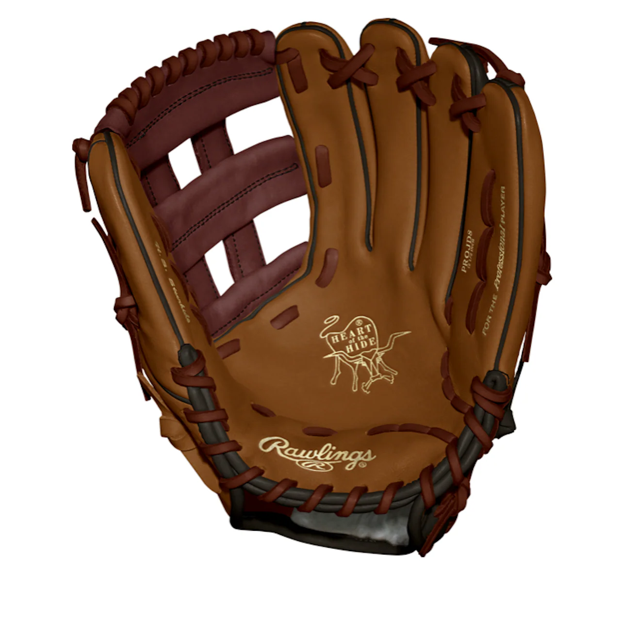 2026 SISC Exclusive Rawlings Heart of the Hide PROJD8 Pattern 12.5" Fielding Glove - 2026-DYO-PROJD8-Brown/Brown - Image 2