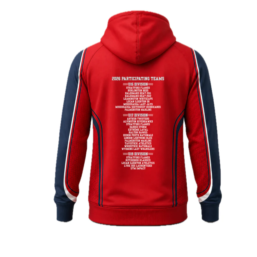 2026 Stratford Flames Full Dye Summer Sizzler Hoodie - Hoodie Buy-In - Image 3