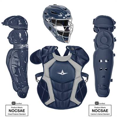 All Star Classic Fit Adult NOCSAE Certified Catchers Set - Image 3