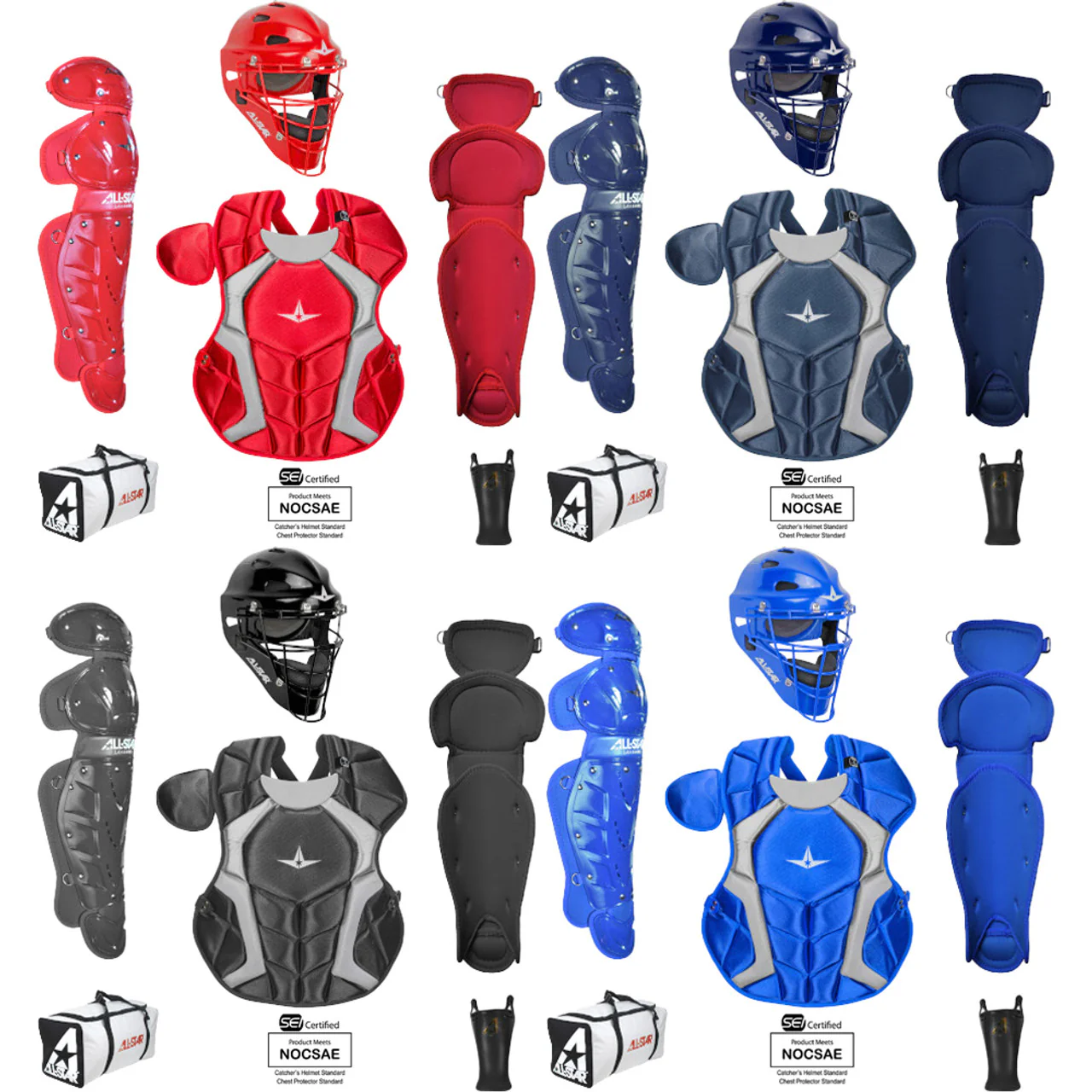 All Star Player Series Age 9-12 NOCSAE Certified Catchers Set - CKCC912PS