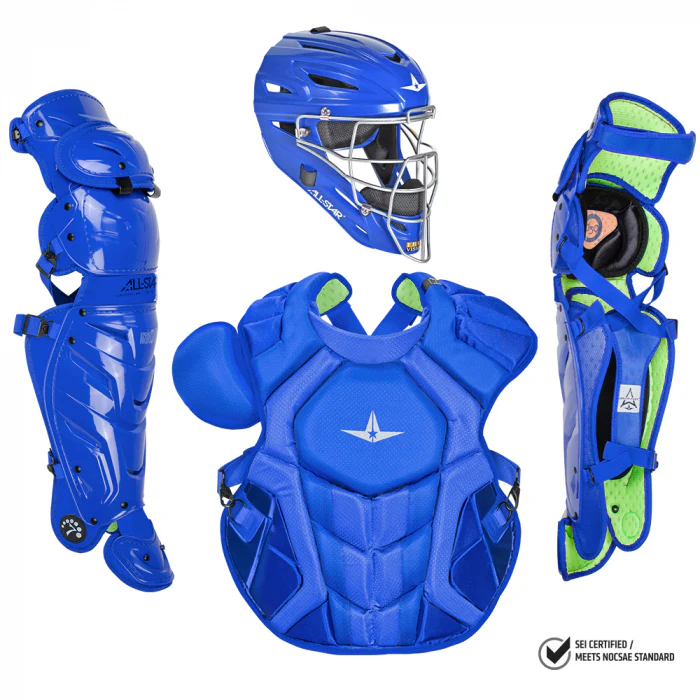All Star S7 Axis Adult NOCSAE Certified Catchers Set - Solid Colors - Image 3