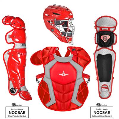 All Star S7 Axis Adult NOCSAE Certified Catchers Set - Solid Colors - Image 3