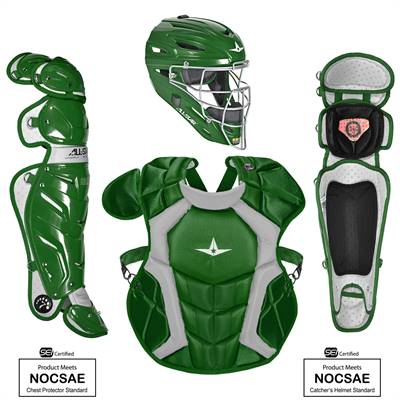 All Star S7 Axis Adult NOCSAE Certified Catchers Set - Solid Colors - Image 4