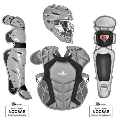 All Star S7 Axis Adult NOCSAE Certified Catchers Set - Solid Colors - Image 6