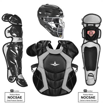 All Star S7 Axis Adult NOCSAE Certified Catchers Set - Solid Colors - Image 7