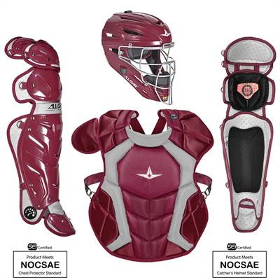All Star S7 Axis Adult NOCSAE Certified Catchers Set - Solid Colors - Image 8