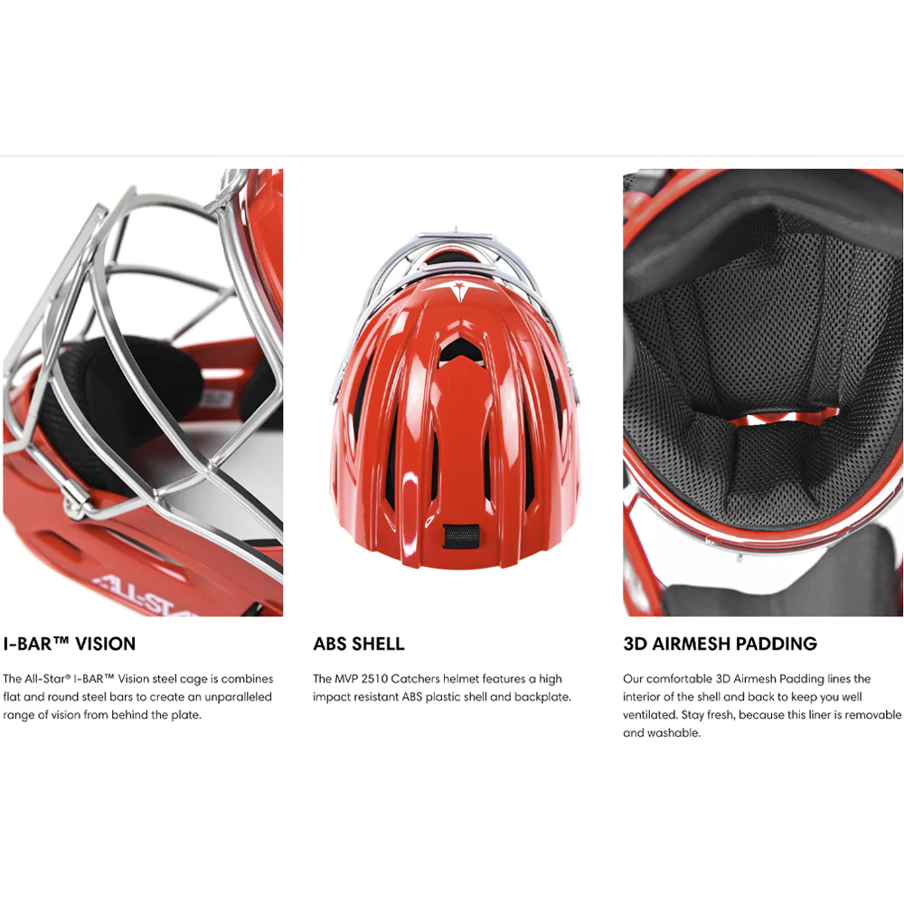 All Star S7 Axis Age 9-12 NOCSAE Certified Catchers Set - Image 2