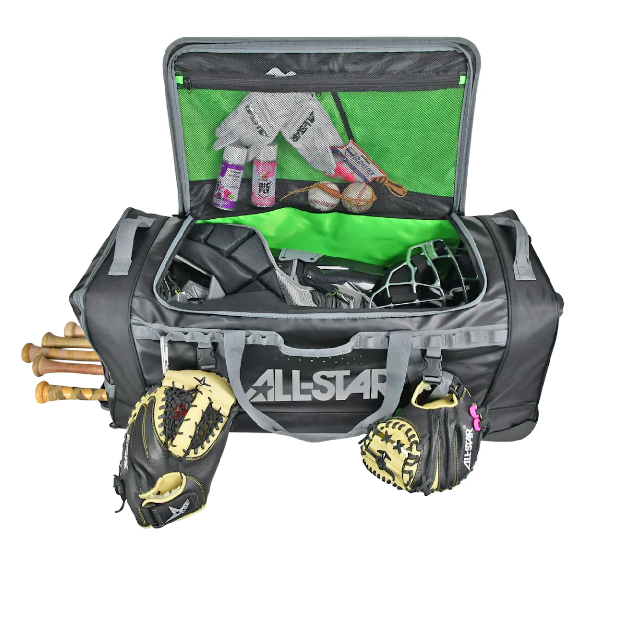 All Star S7 Elite Catchers Roller Bag - BB-S7E - Image 2