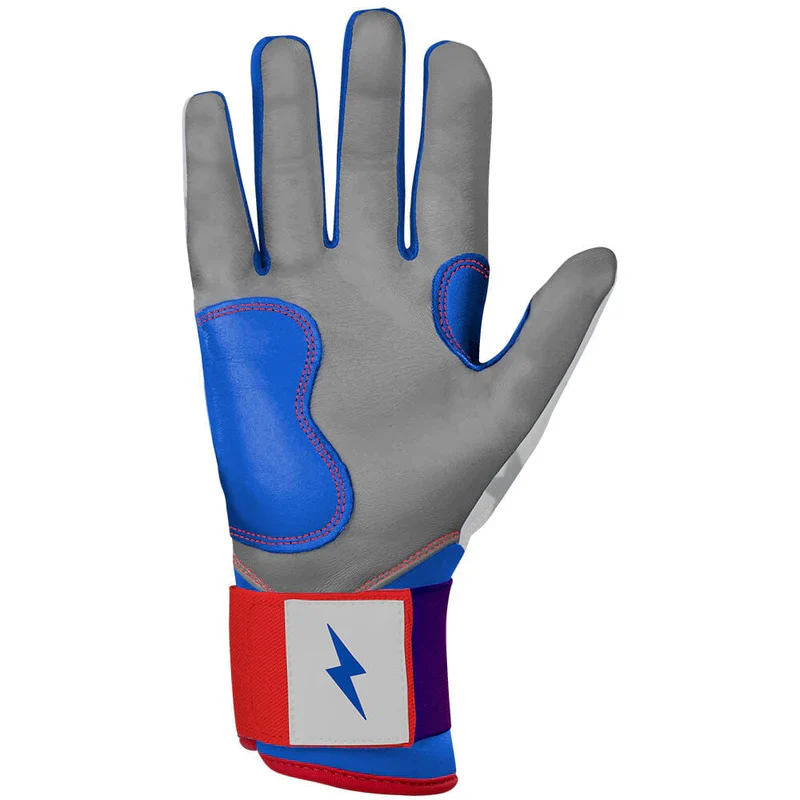 Bruce Bolt Brandon Nimmo Signature Series Short Long Cuff Batting Glove - Nimmo - Stars and Stripes - Image 4