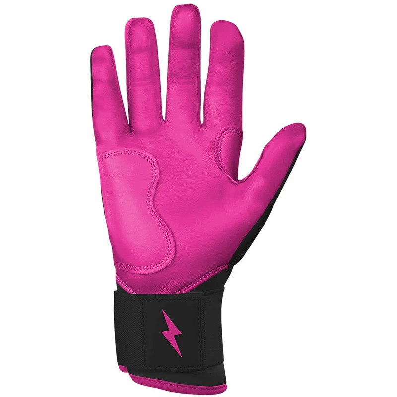 Bruce Bolt Creator Series Long Cuff Batting Glove - Hot Pink - Image 4