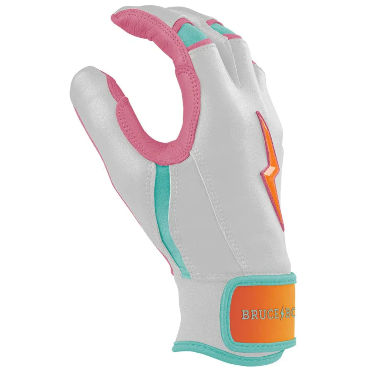 Bruce Bolt Creator Series Short Cuff Batting Glove - Sunrise - Image 4