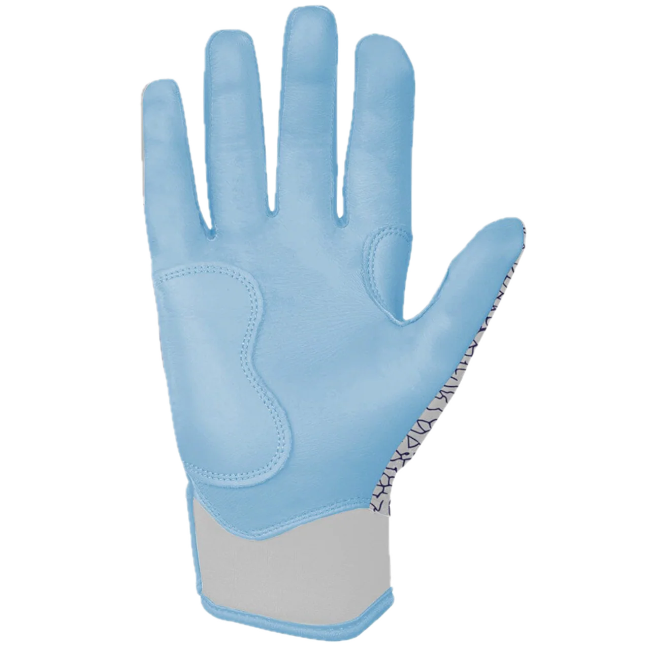 Bruce Bolt Happ Series Short Cuff Batting Glove - Elephant Print - Image 3