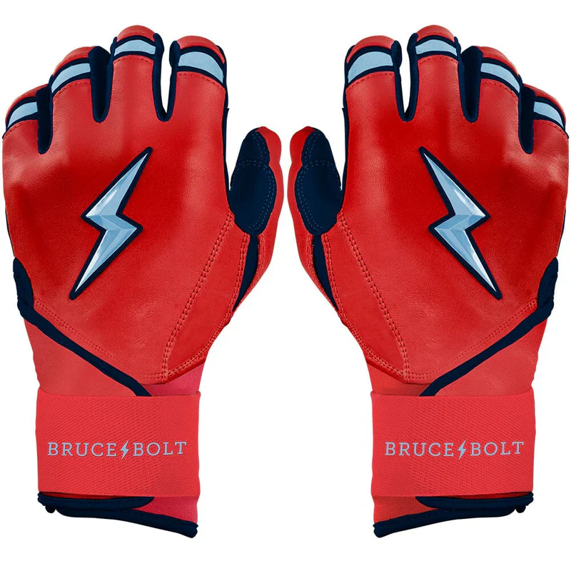 Bruce Bolt Lars Nootbaar Signature Series Short Long Cuff Batting Glove - Nootbaar Red