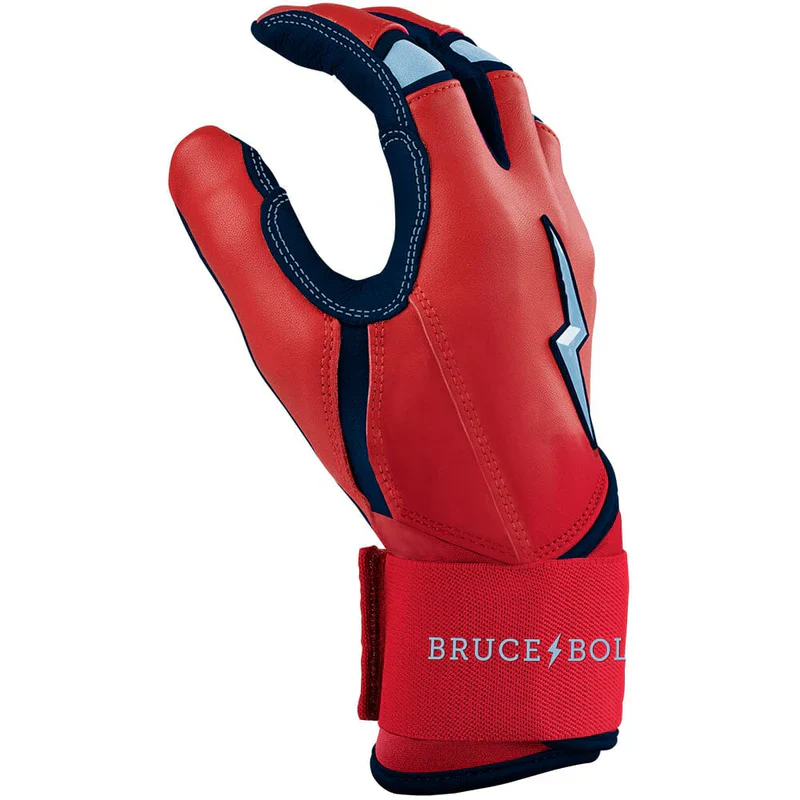 Bruce Bolt Lars Nootbaar Signature Series Short Long Cuff Batting Glove - Nootbaar Red - Image 2