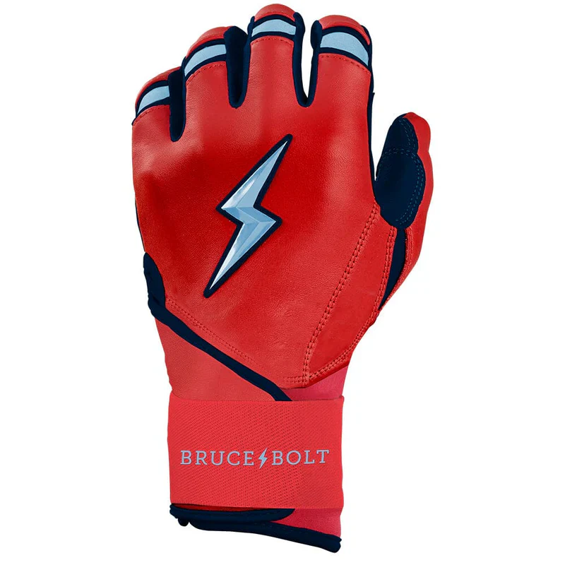 Bruce Bolt Lars Nootbaar Signature Series Short Long Cuff Batting Glove - Nootbaar Red - Image 5