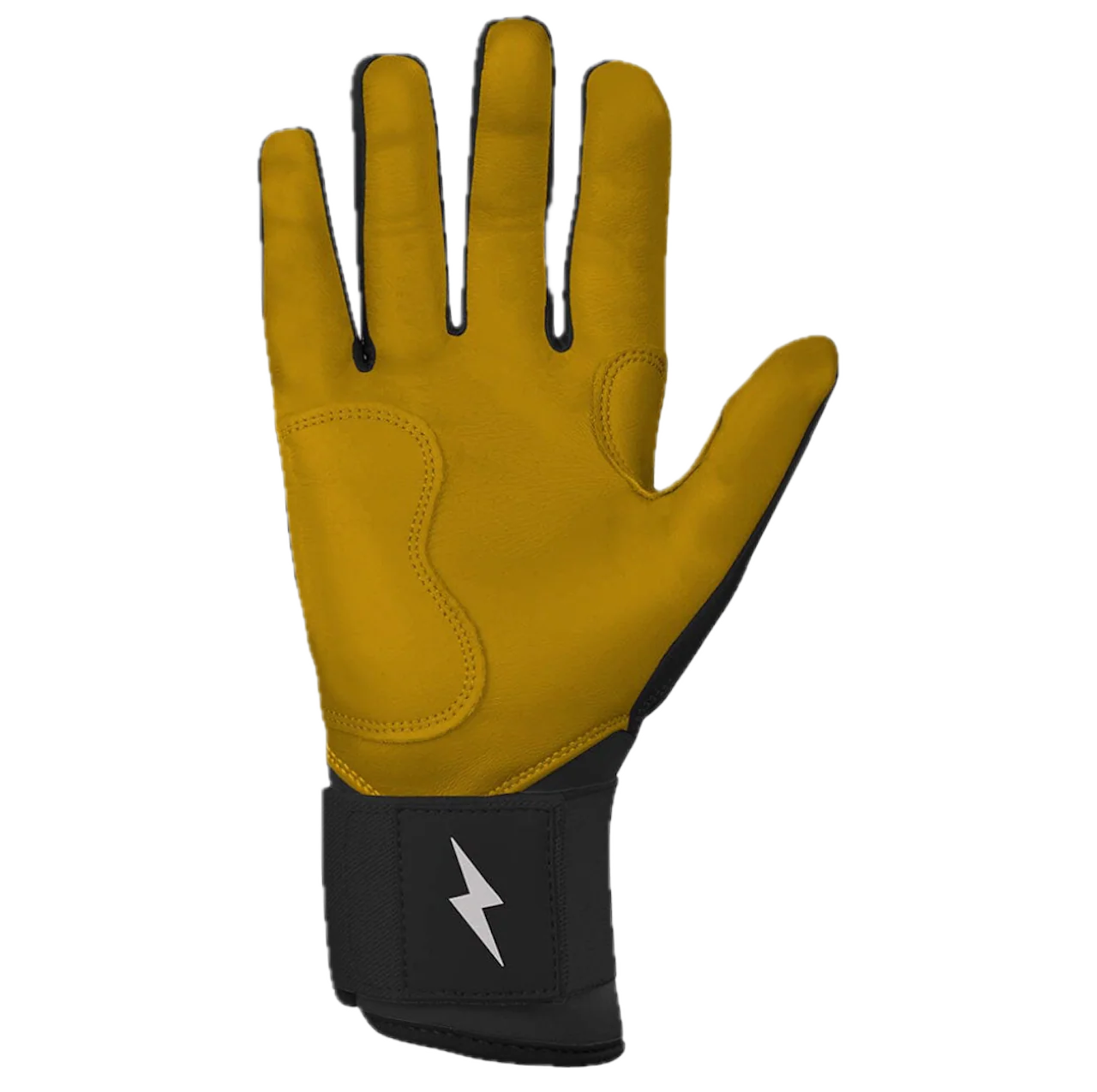 Bruce Bolt Original Series Long Cuff Batting Glove - Black - Image 3