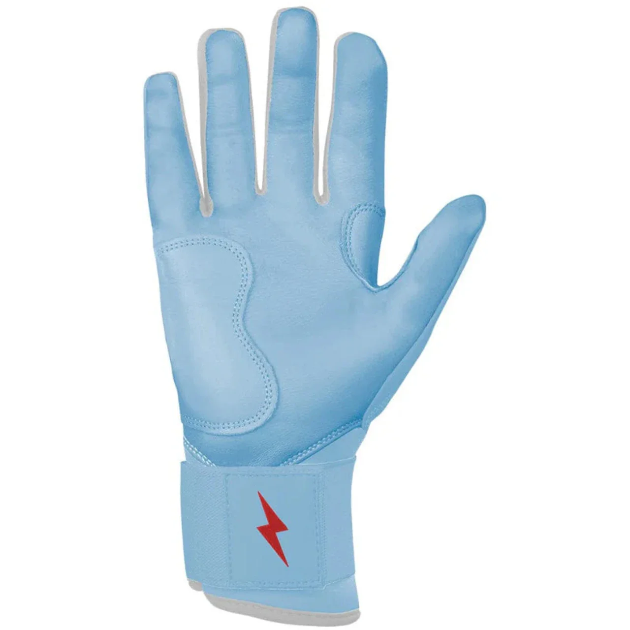 Bruce Bolt Signature Series Long Cuff Batting Glove - HAPP BABY BLUE - Long Cuff - Image 4