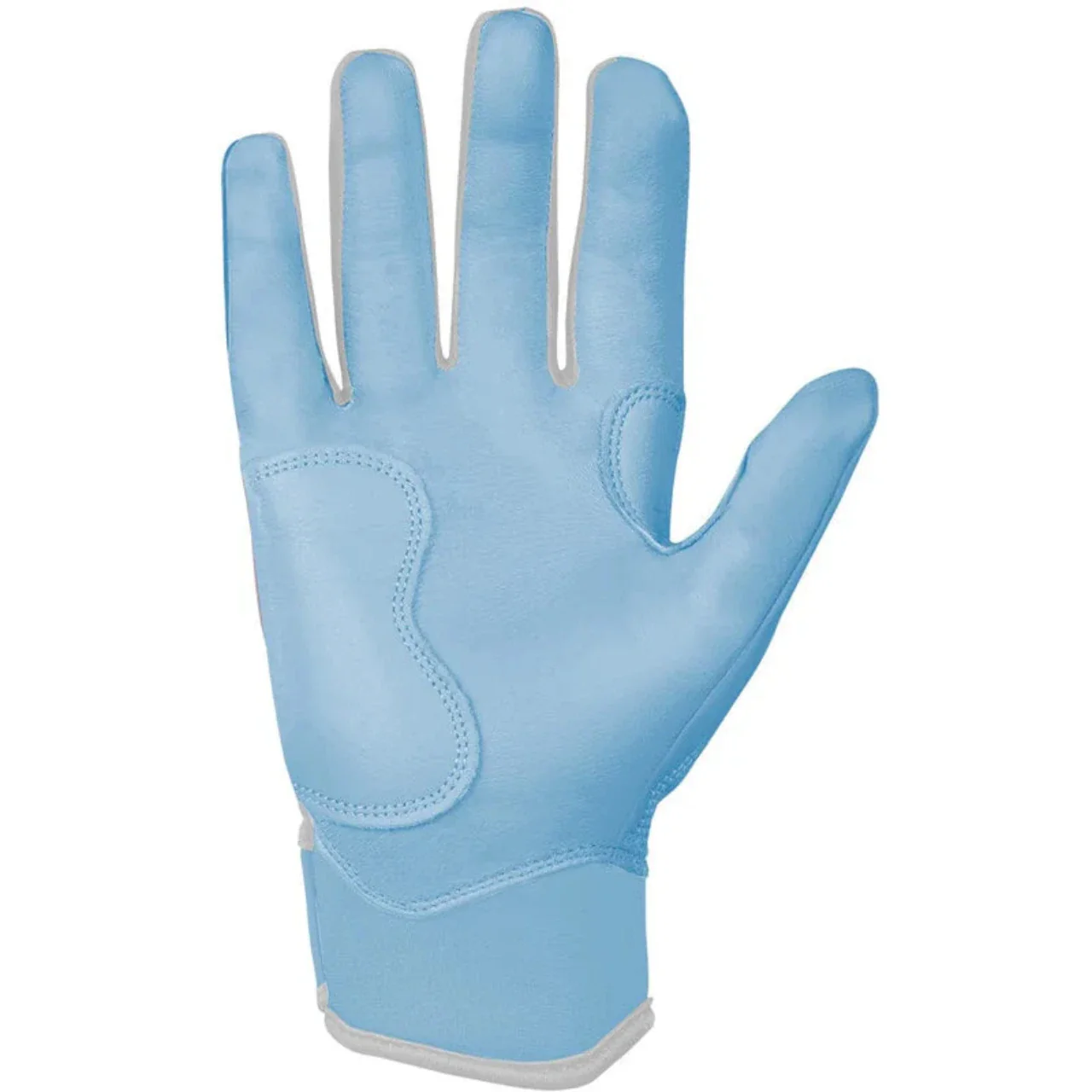 Bruce Bolt Signature Series Short Cuff Batting Glove - HAPP BABY BLUE - Image 3