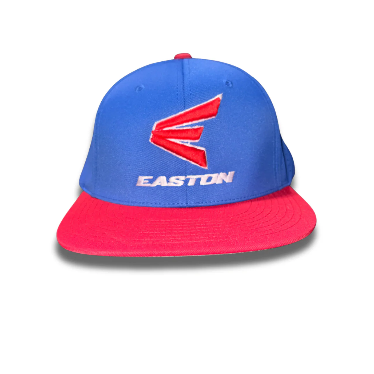 Easton 3D Puff Branded Pacific Royal/Red 474 Performance Flex Fit Hat - Easton-474-Royal/Red-White Outline/Red Puff - Image 2