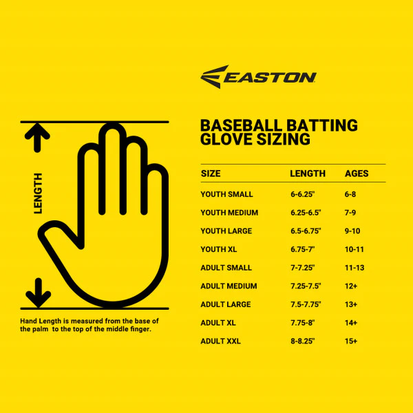 Easton Adult Mav Pro Locked in Batting Gloves - Columbia Blue - MAVPROLIBG-CB - Image 5