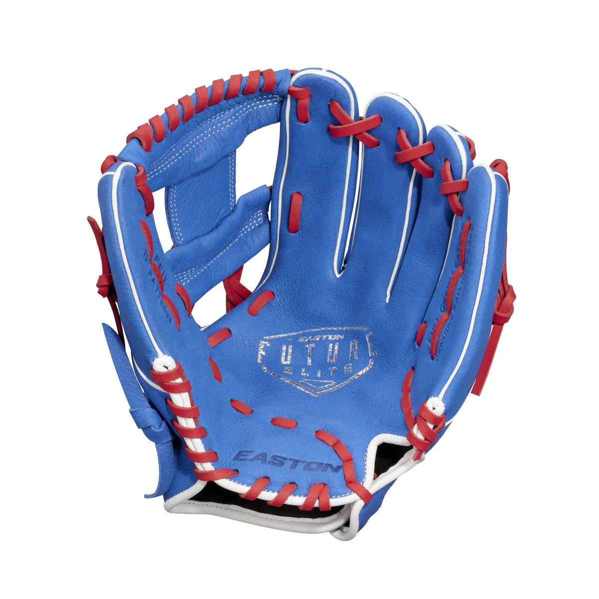 Easton Future Elite 11″ Baseball Glove - FE11 Royal/Red - Image 2