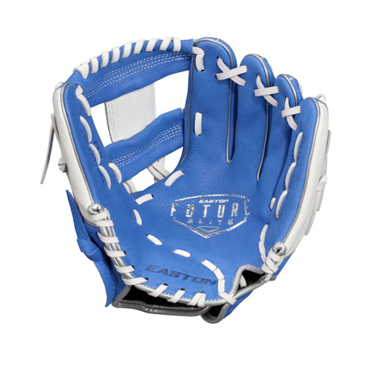Easton Future Elite 11″ Baseball Glove - FE11 Royal/White - Image 2