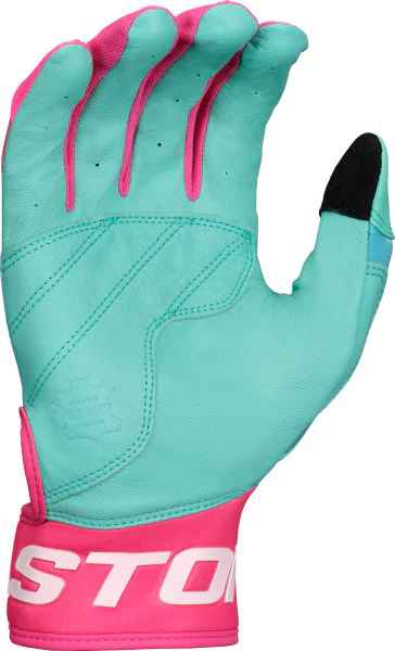Easton Walk off Ethos Mint/Pink "DRIP" Batting Gloves Adult/Youth - WO25BG-DRIPP-MTPK - Image 2