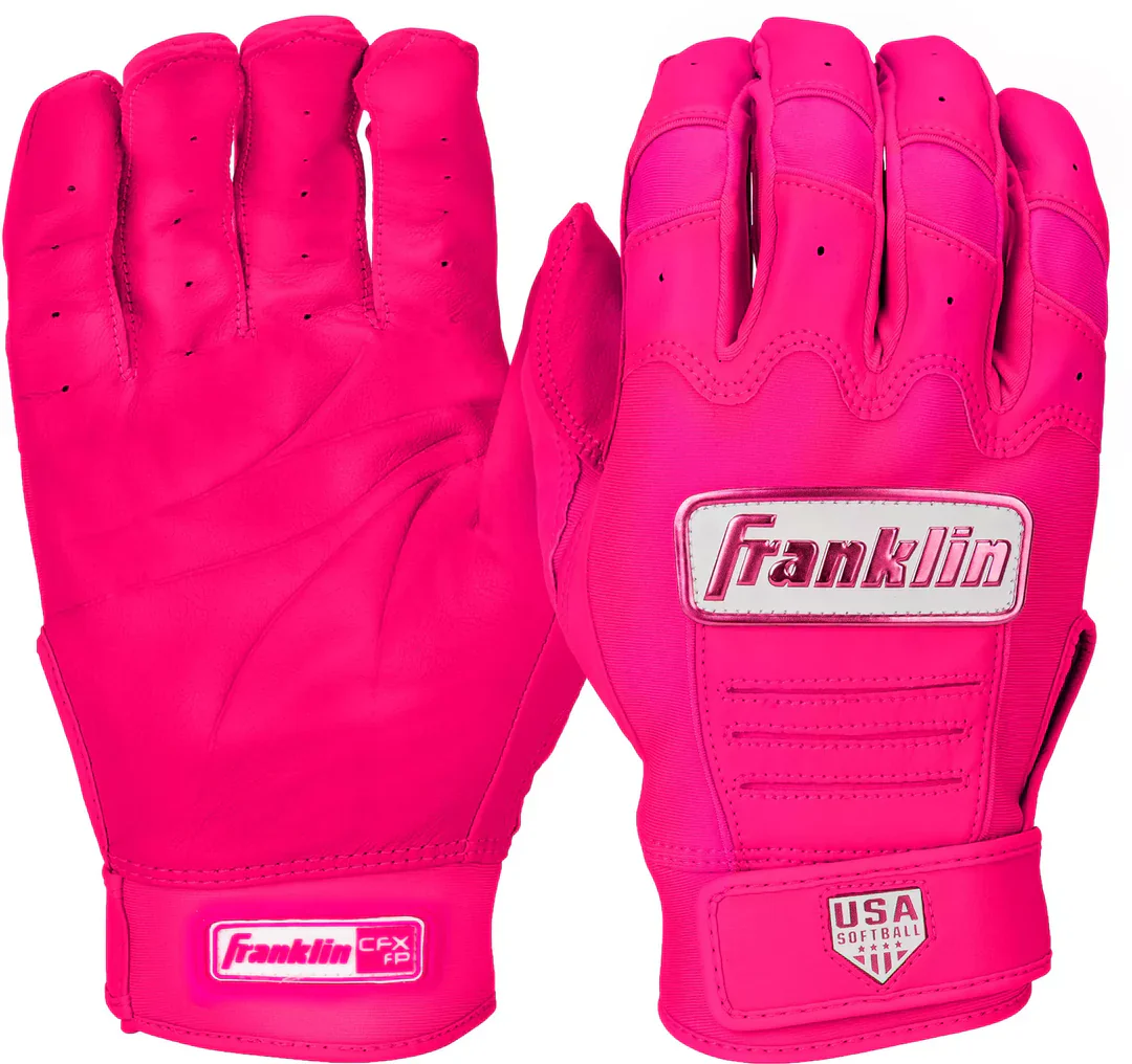Franklin CFX Chrome Hi-Light Fastpitch Women's Batting Glove - Image 2