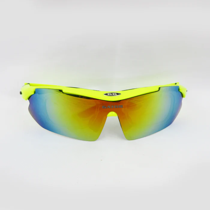 Gator Gear Multi-Lens Sunglasses Kit - Neon Yellow (w/ Prescription Lens Insert) - Image 6