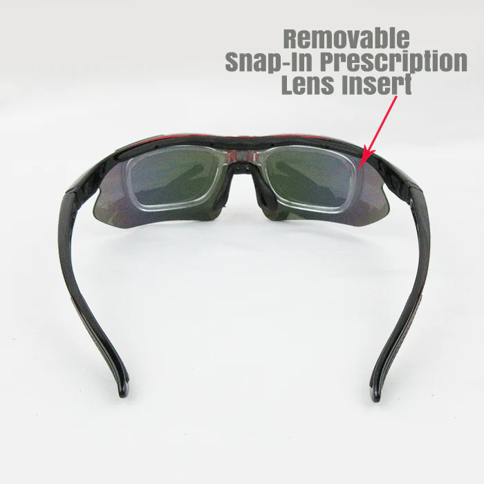 Gator Gear Multi-Lens Sunglasses Kit - Red (w/ Prescription Lens Insert) - Image 4