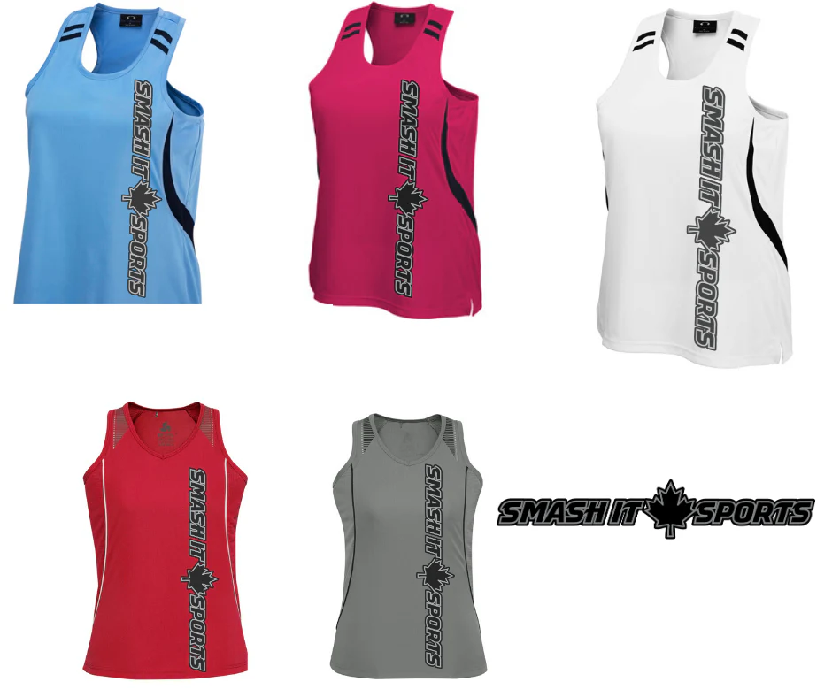 Ladies Razor Back - Vertical Smash It Sports Canada - SG407L