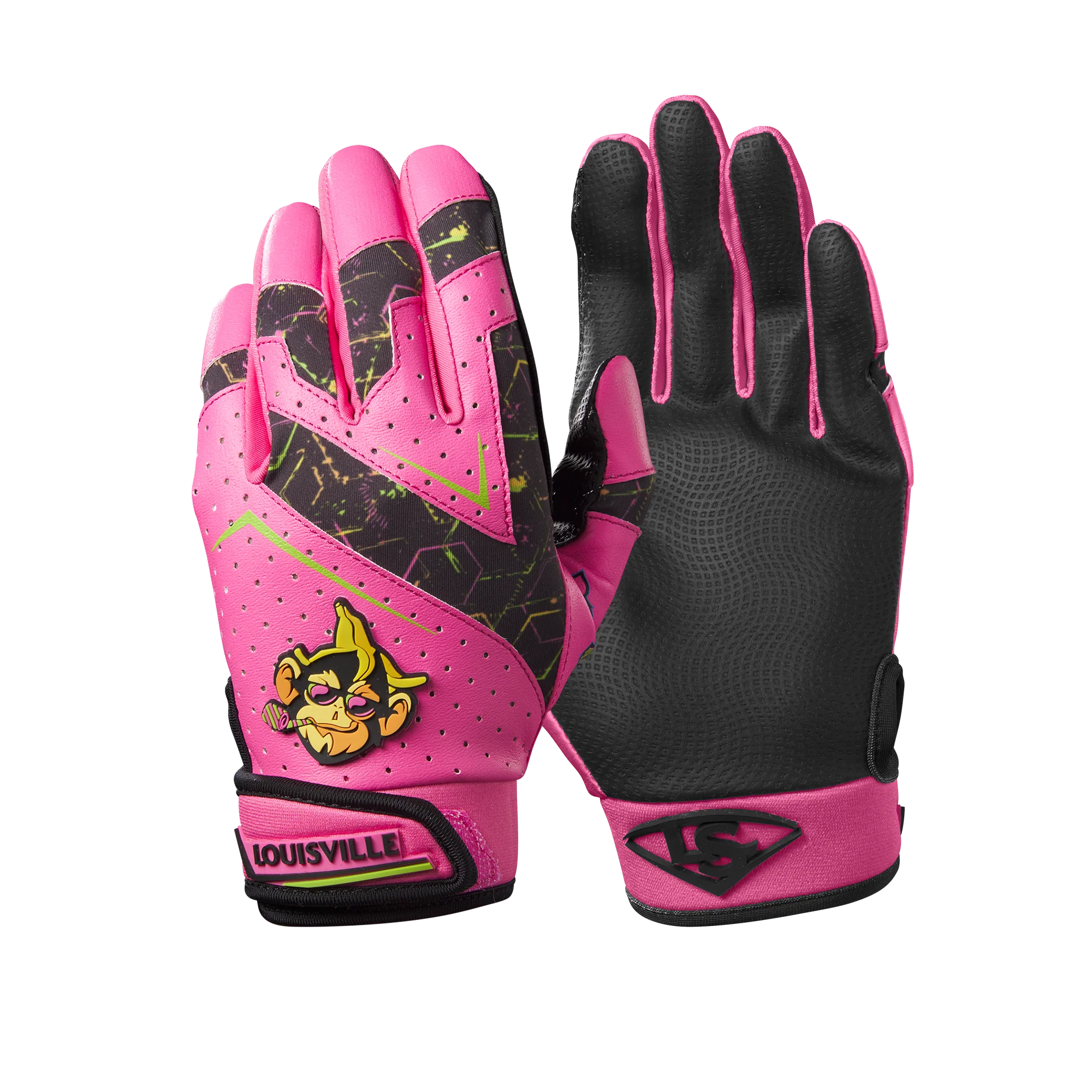Louisville Slugger Animal Party Youth V2 Batting Gloves - WB5761601