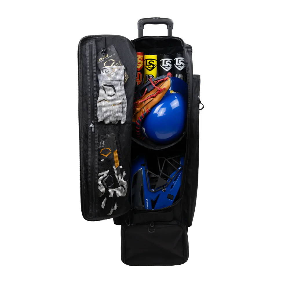 Louisville Slugger Genesis Black Roller Bag - LSGEN26RL - Image 2