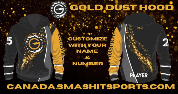 Louisville Slugger Genesis "GOLD DUST" Customizable Hoodie - M20 SISC-GOLD-DUST - Image 3